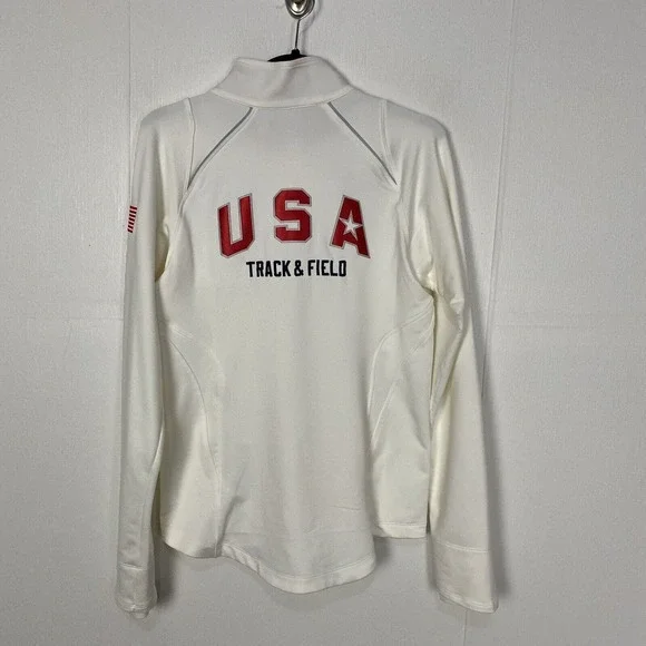 Nike Olympic Trials Track & Field TEAM ISSUED Zip Up JACKET Youth Size M(8-10) - Picture 4 of 9